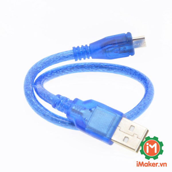 Cáp Micro USB (20cm) Cáp xanh dương loại tốt