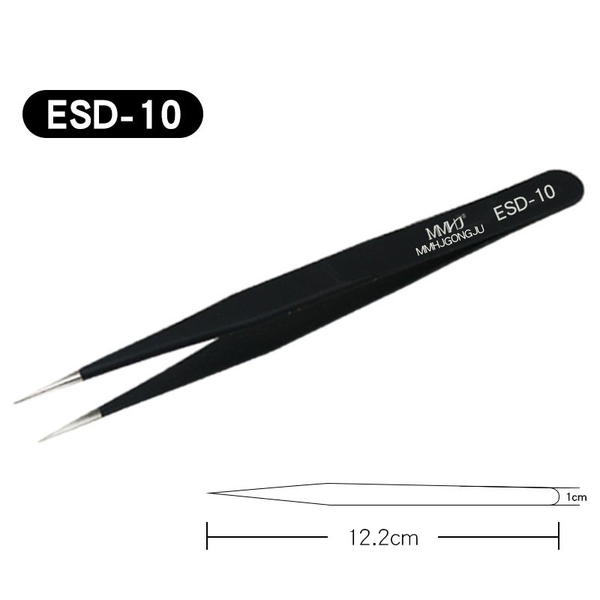 ESD-10 Nhíp gắp linh kiện đầu Thẳng dài 110mm