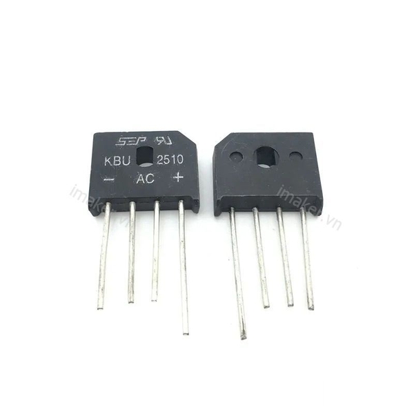 KBU2510 Cầu chỉnh lưu 1KV 25A