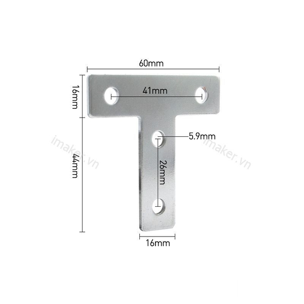 Ke góc nhôm định hình 2020 Chữ T