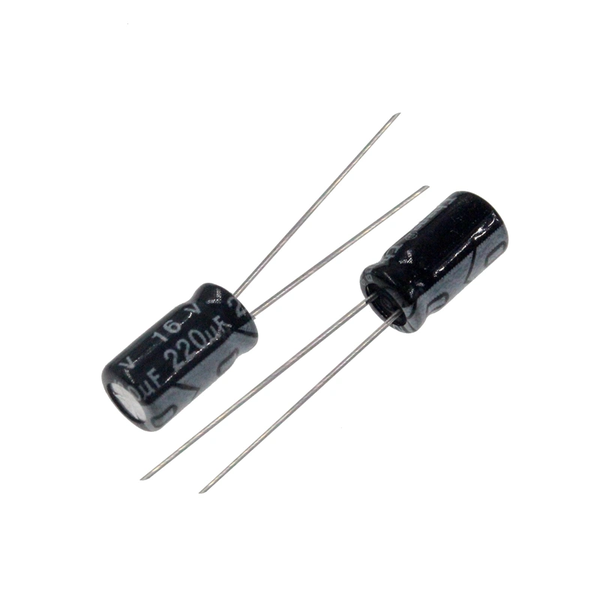 Tụ hoá 220uF 16V 6x7mm xuyên lỗ