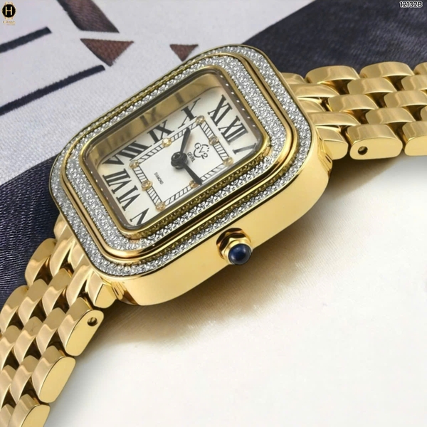 Đồng Hồ Nữ GV2 By Gevril Quartz Bellagio  Diamond Limited 12132B