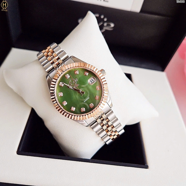 Đồng Hồ Nữ Gv2 By Gevril Quartz Naples Diamond 12408