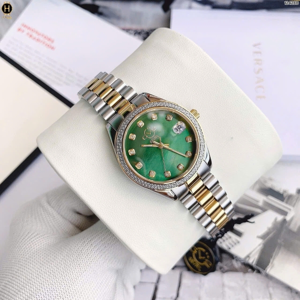 Đồng Hồ Nữ Gv2 By Gevril Quartz Turin Diamond 12421B