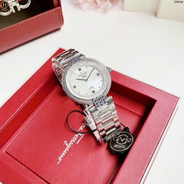 Đồng hồ Nữ Gv2 By Gevril Quartz Matera Diamond 12801B