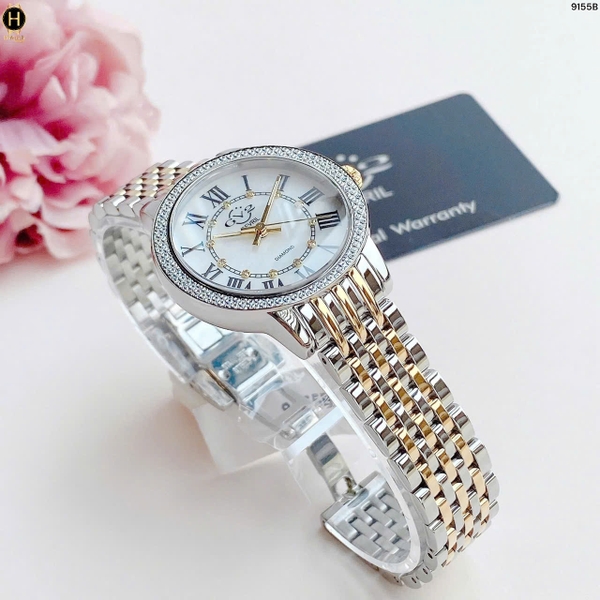 Đồng hồ Nữ Gv2 By Gevril Quartz Astor III Diamond 9155B