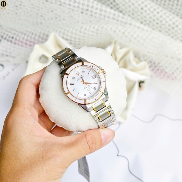 Bulova Quartz ​Marine Mother of Pearl 98P187