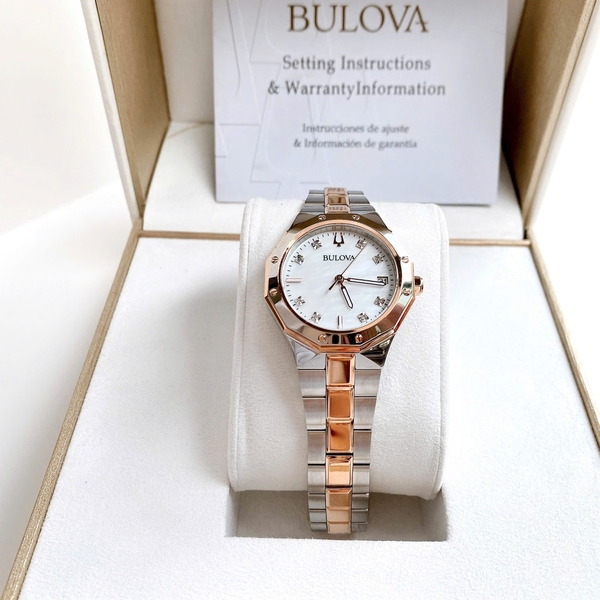  Bulova Quartz Diamond 98P235
