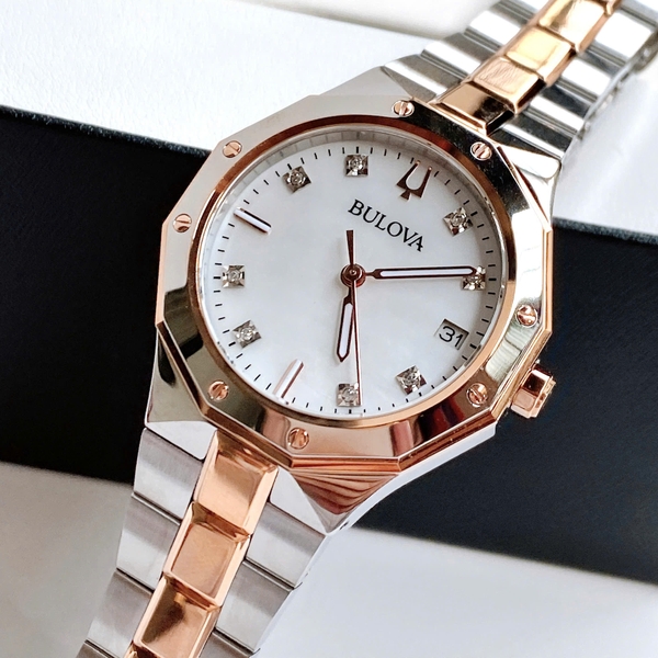  Bulova Quartz Diamond 98P235