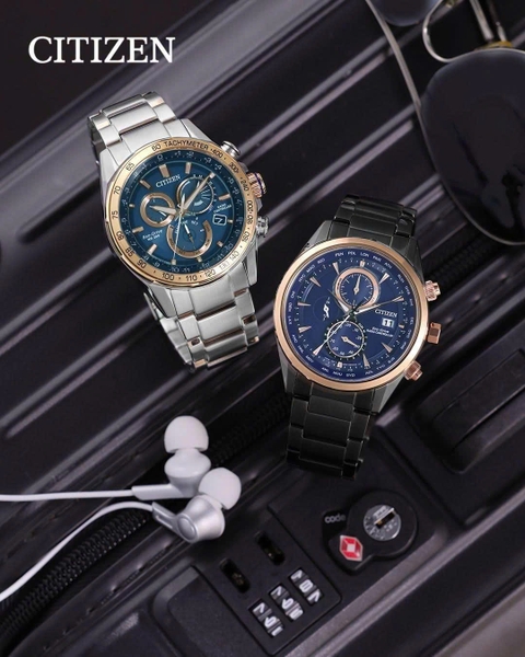 Citizen Quartz Eco-Drive Global Radio-Controlled AT8269-81L