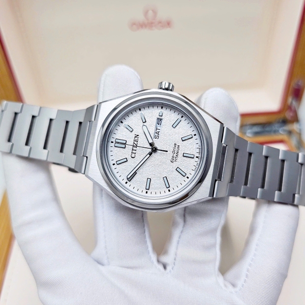 Citizen Quartz Eco-Drive Super Titanium Silver AW0130-85A