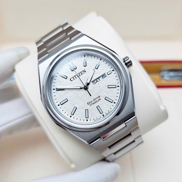 Citizen Quartz Eco-Drive Super Titanium Silver AW0130-85A