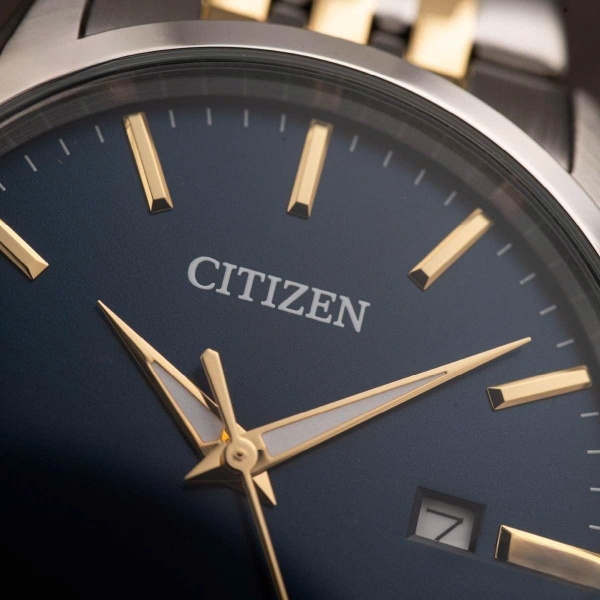  Citizen Quartz BI5006-81L Dây Thép Demi Vàng Mặt Xanh