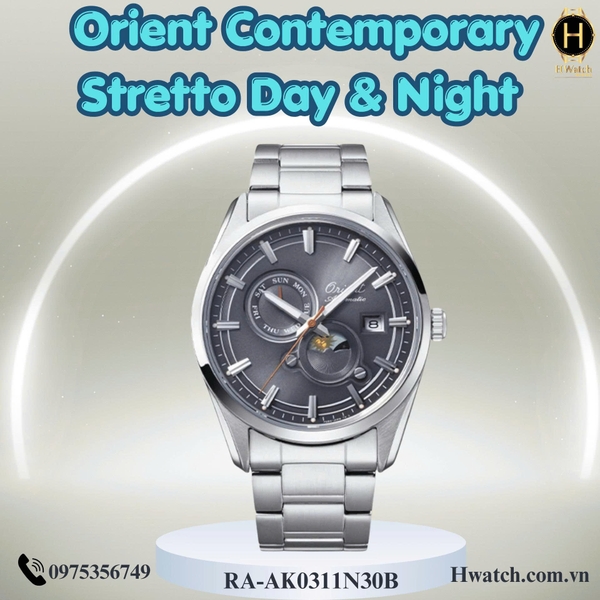 Bst đồng hồ orient Contemporary Stretto Day & Night