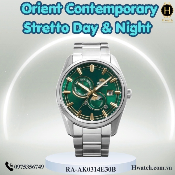 Bst đồng hồ orient Contemporary Stretto Day & Night