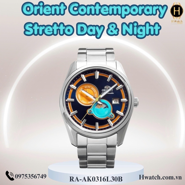 Bst đồng hồ orient Contemporary Stretto Day & Night