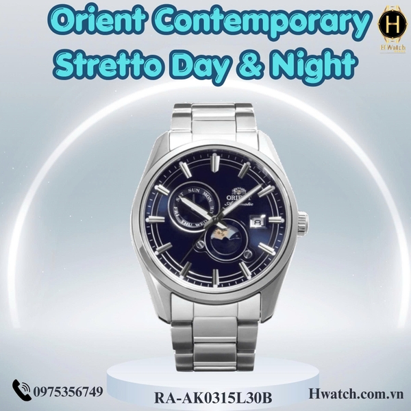 Bst đồng hồ orient Contemporary Stretto Day & Night