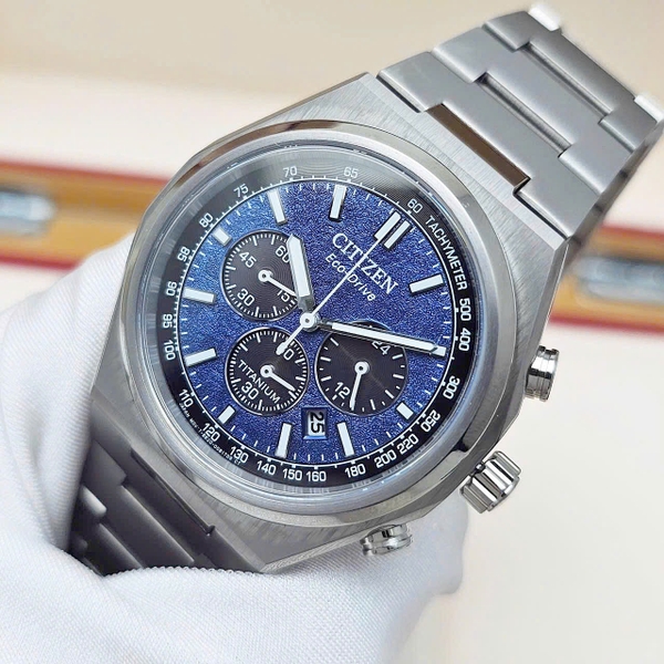 Citizen Quartz Eco-Drive Super Titanium Chronograph CA4610-85L