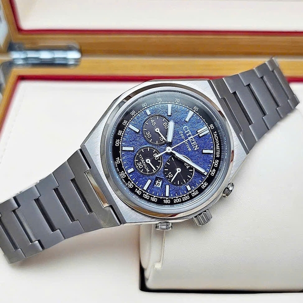 Citizen Quartz Eco-Drive Super Titanium Chronograph CA4610-85L