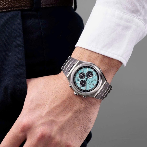 Citizen Quartz Eco-Drive Super Titanium Chronograph CA4610-85M