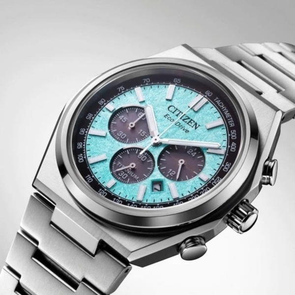 Citizen Quartz Eco-Drive Super Titanium Chronograph CA4610-85M