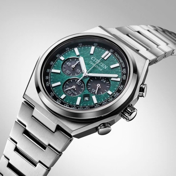 Citizen Quartz Eco-Drive Super Titanium Chronograph CA4610-85X