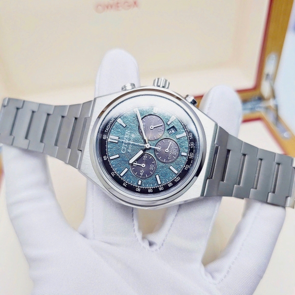 Citizen Quartz Eco-Drive Super Titanium Chronograph CA4610-85X