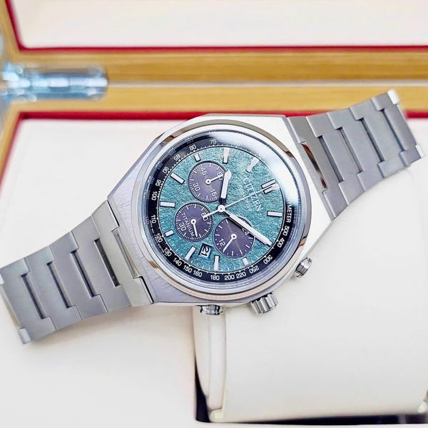 Citizen Quartz Eco-Drive Super Titanium Chronograph CA4610-85X