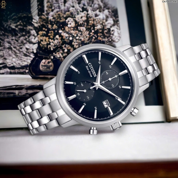 Đồng Hồ Nam Citizen Quartz Eco-drive Chronograph CA7060-88E