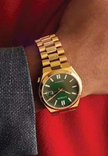 Citizen tsuyosa 40 NJ0152-51X xanh lá