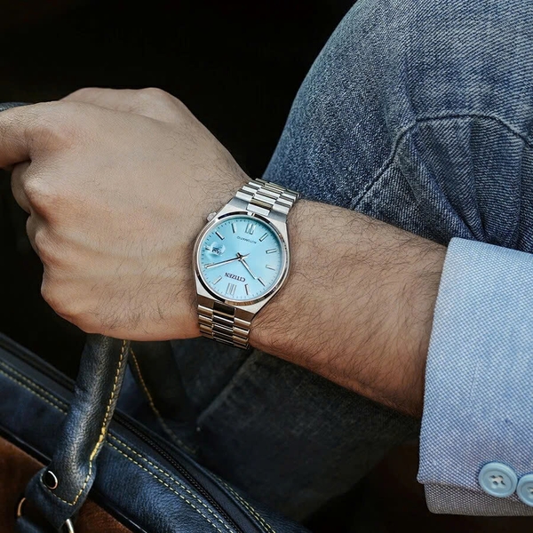 Citizen tsuyosa NJ0151-88M xanh tiffany