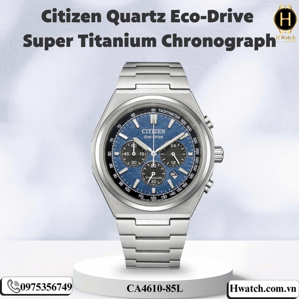 Citizen Quartz Eco-Drive Super Titanium Chronograph CA4610-85A CA4610-85L CA4610-85X