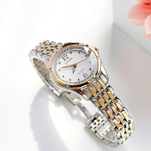  Citizen Quartz Eco -Drive Versaille Signature EM0374-50A