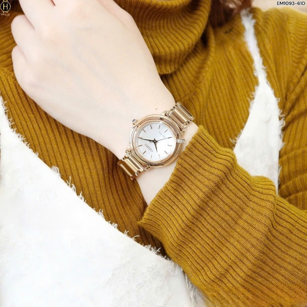 Đồng Hồ Nữ Citizen L Quartz Eco-Drive EM1093-61D