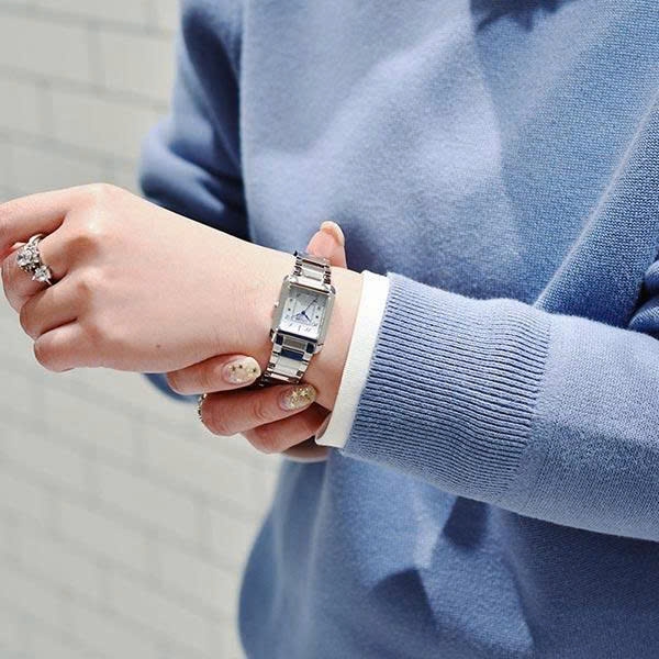 Citizen Quartz Eco-Drive L Bianca Silver Tone Watch 21.5mm EW5600-87D