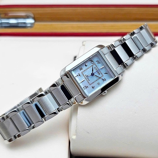 Citizen Quartz Eco-Drive L Bianca Silver Tone Watch 21.5mm EW5600-87D