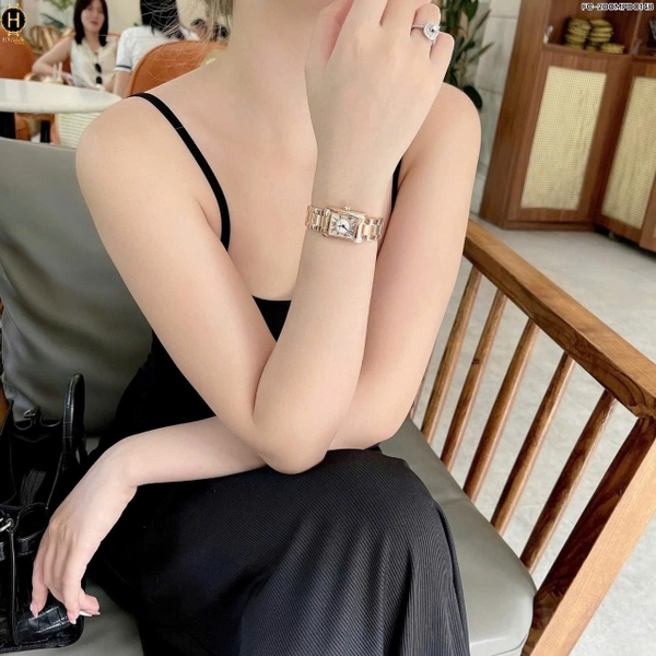 Đồng Hồ Nữ Frederique Constant Quartz Classics Carree FC-200MPDC14B ( FC200MPDC14B )