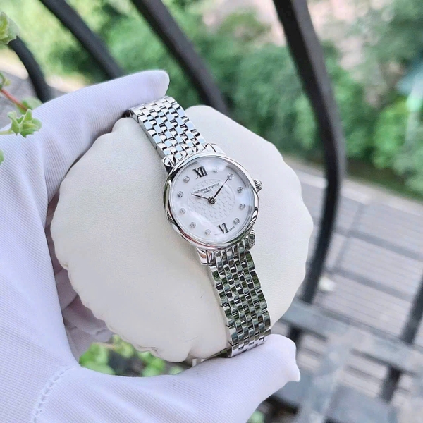 Frederique Constant Quartz Slimline Diamond FC-200WHDS6B