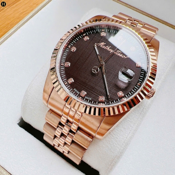  Đồng Hồ Nam Mathey Tissot Quartz Mathy III H710PRM
