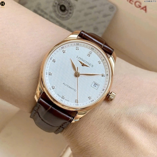 Đồng Hồ Nam Longines Automatic Master Collection Diamond 18K L2.518.8.77.3 ( L25188773 )