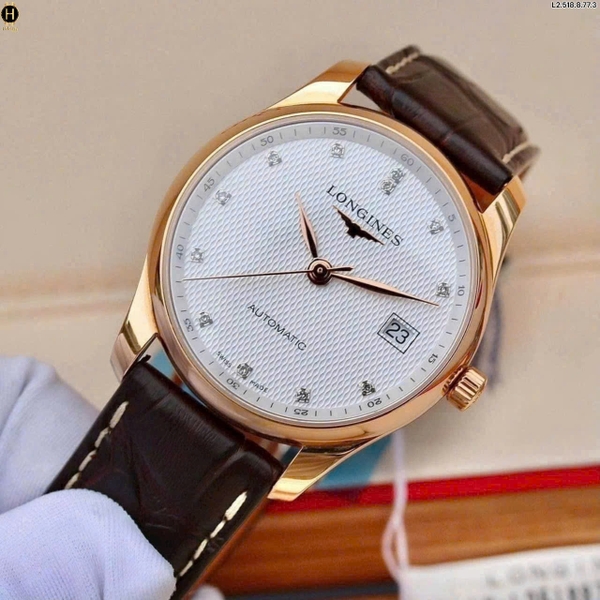 Đồng Hồ Nam Longines Automatic Master Collection Diamond 18K L2.518.8.77.3 ( L25188773 )