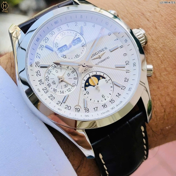 Đồng Hồ Nam Longines Automatic Chronograph Conquest Moonphase L2.798.4.72.3 ( L27984723 )