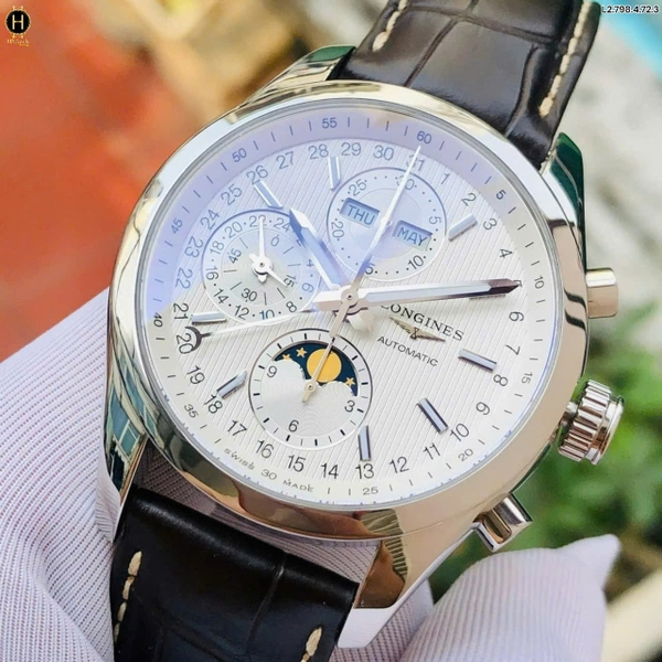 Đồng Hồ Nam Longines Automatic Chronograph Conquest Moonphase L2.798.4.72.3 ( L27984723 )