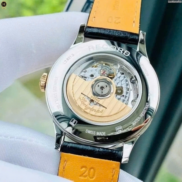 Đồng Hồ Nam Longines Automatic Chronometer Record Diamond L2.821.5.57.2 ( L28215572 )