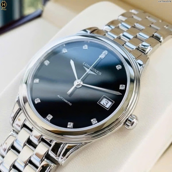 Đồng Hồ Nam Longines Automatic Flagship Diamond L4.774.4.57.6 (L47744576)