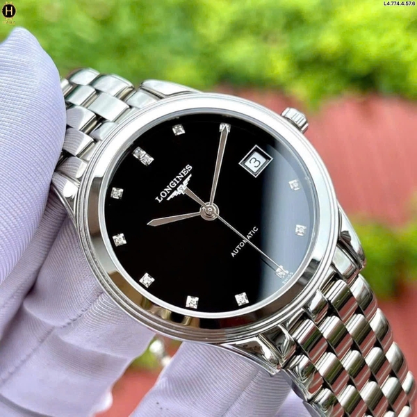 Đồng Hồ Nam Longines Automatic Flagship Diamond L4.774.4.57.6 (L47744576)
