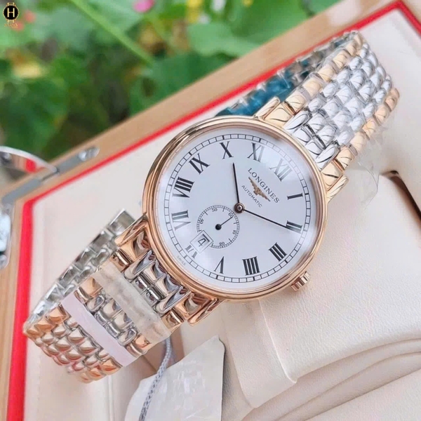  Đồng Hồ Nam Longines Automatic Presence Small Seconds L4.805.1.11.7 (L48051117) 