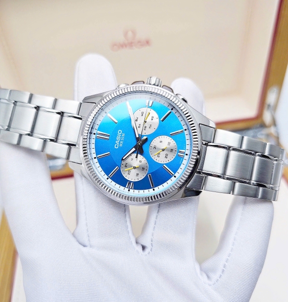 Casio Quartz MTP-1375D-2A2VDF Enticer Analog 