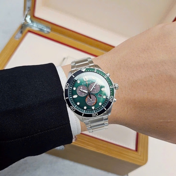 Citizen Quartz Eco-Drive Chronograph AT2561-81X