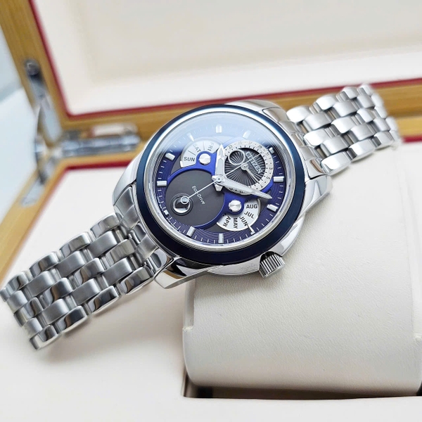 Citizen Quartz Eco-Drive Calendrier Moon Phase Blue BU0088-51H